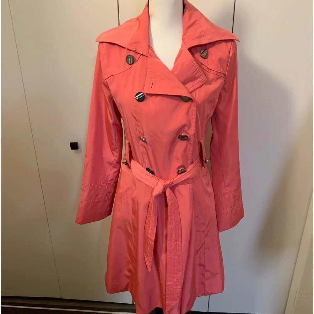Double breasted trenchcoat size 10 - Picture 1 of 7